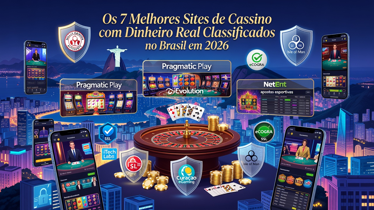 Os 7 Melhores Sites de Cassino com Dinheiro Real Classificados