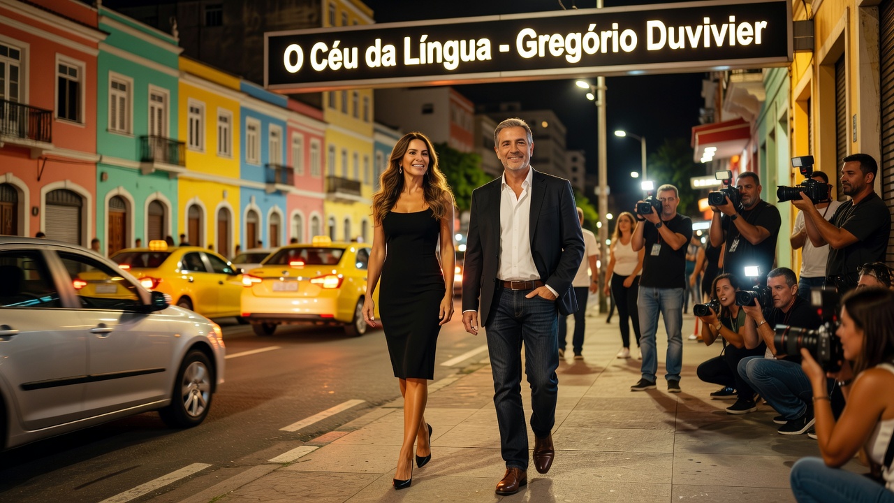Fotos no Rio de Janeiro colocam Cíntia Chagas e Murilo Benício sob holofote