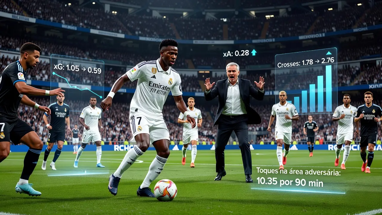 Vinicius Jr Enfrenta Pressão em Madrid Após Início Fraco na Temporada