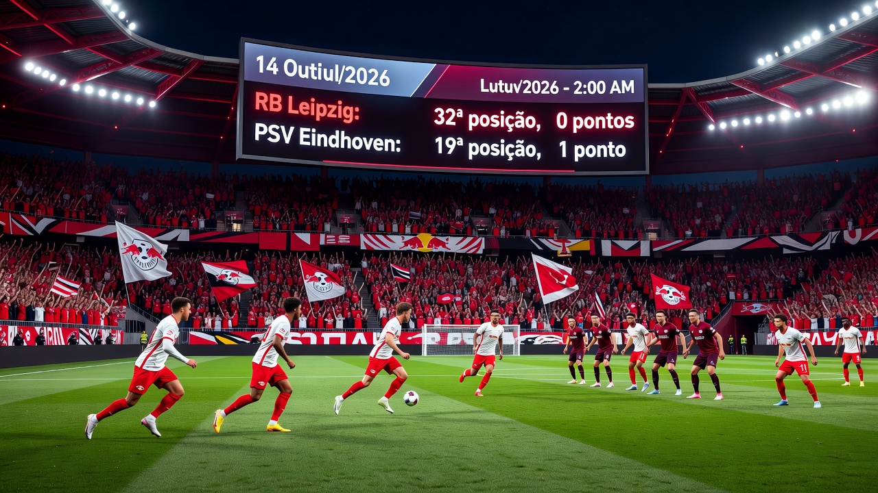 Leipzig busca reação em casa diante de um PSV mais consistente