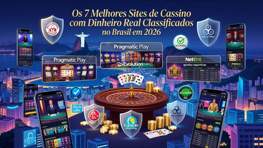 Os 7 Melhores Sites de Cassino com Dinheiro Real Classificados
