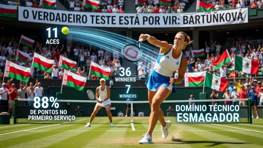 Sabalenka Atropela Zarazúa e Mira Teste Mais Duro Adiante